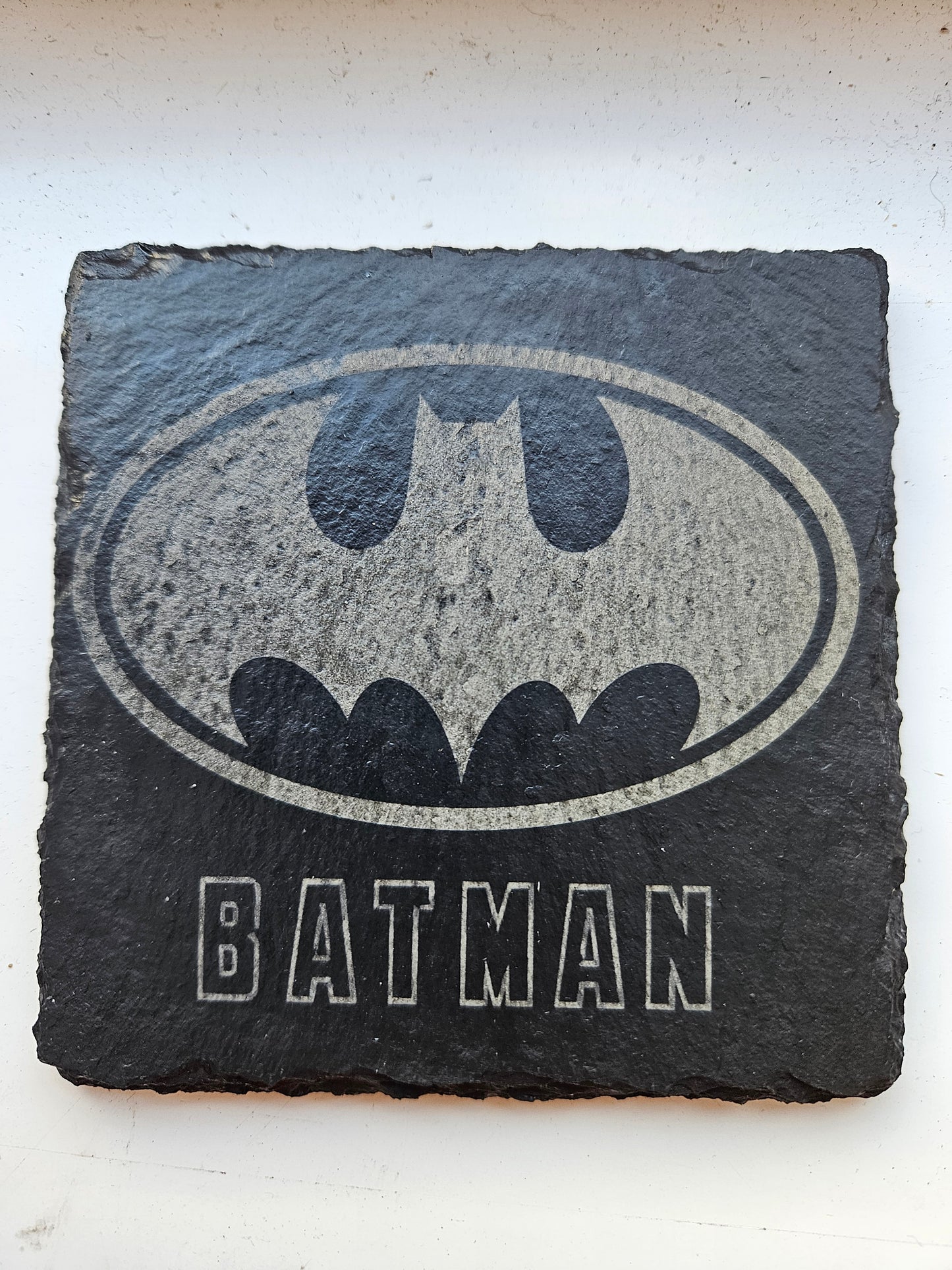 Batman 89 Slate Coaster, Custom Made Dc Comics. Beer Mat, Drink Gift